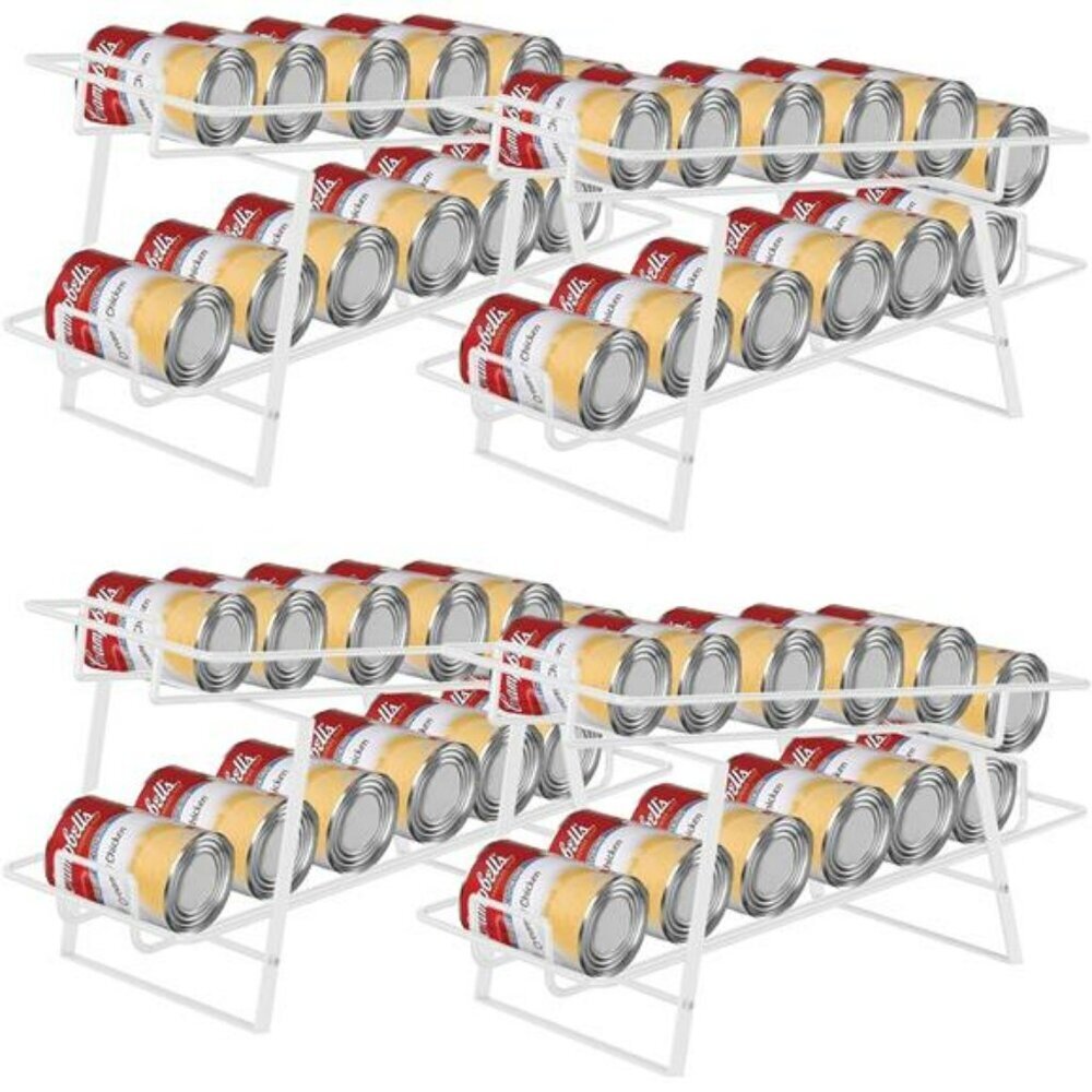 Can Organizer Rack Set Pantry Storage Shelf Dispenser Kitchen Cabinet Holder